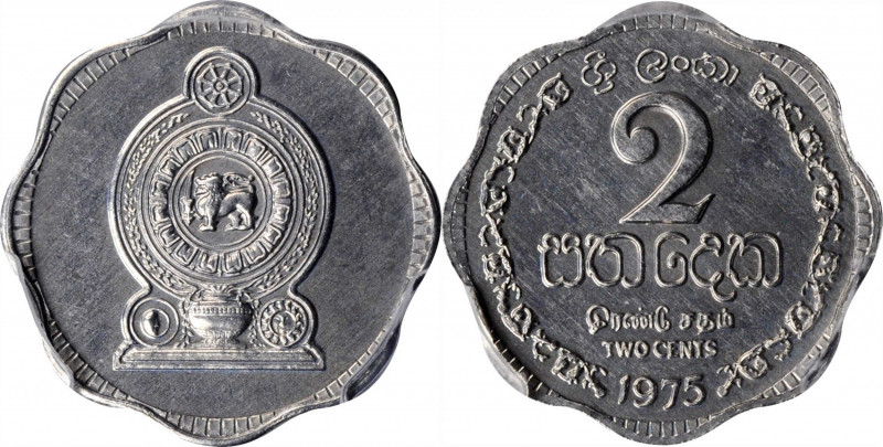 SRI LANKA

SRI LANKA. 2 Cents, 1975. Llantrisant Mint. PCGS SPECIMEN-66 Gold S...