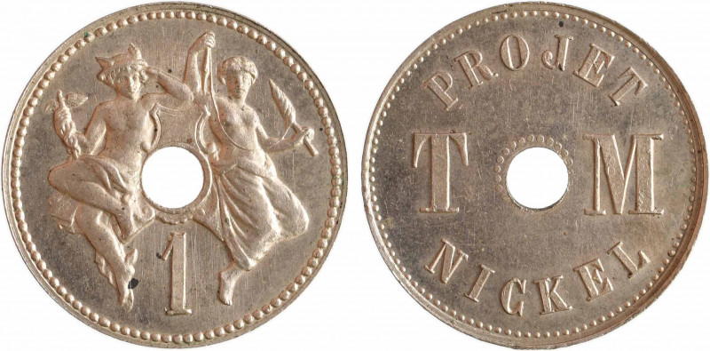 IIIe République, essai de 1 centime par Michelin, s.d. (1889) Paris
Le Commerce...