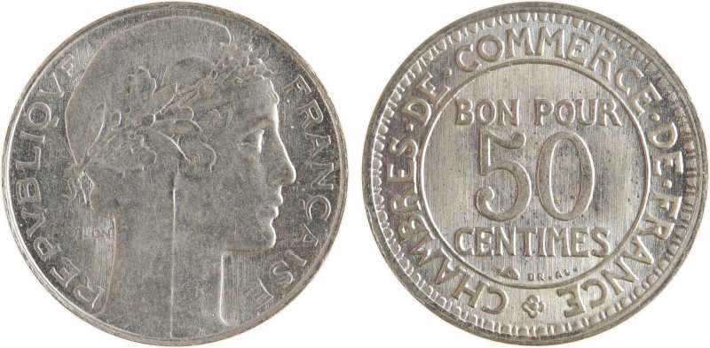 IIIe République, épreuve hybride de 50 centimes Morlon/Domard, s.d. (1930) Paris...