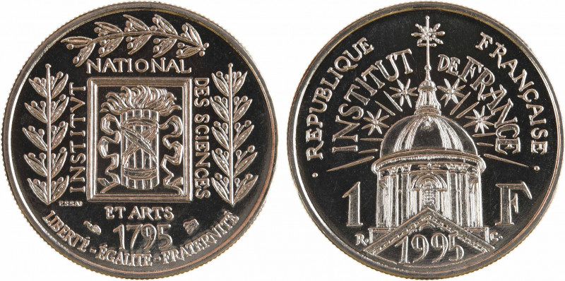 Ve République, essai de 1 franc Institut de France, 1995 Pessac
A/ESSAI// LIBER...