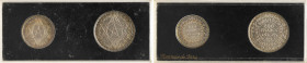 Maroc, Mohammed V, coffret de deux essais de 100 et 200 francs, AH 1372 (1953) Paris
A/MAROC
(valeur) et ESSAI
R/(date)
Étoile chérifienne
FDC, A...