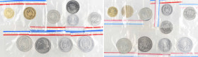 Congo et Djibouti, série de 10 essais, 1971-1985 Paris
FDC, Divers métaux, 63,83 g
Poids donné avec les pochettes scellées de la Monnaie de Paris. L...
