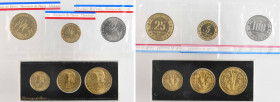 Guinée Équatoriale et Togo, série de 6 essais, 1956-1985 Paris
FDC, Divers métaux, 52,43 g
Poids donné avec les pochettes scellées de la Monnaie de ...