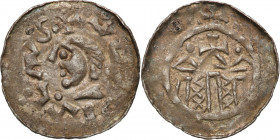 Medieval coins Poland
POLSKA / POLAND / POLEN / SCHLESIEN / GERMANY

WE�adysE�aw Herman (1081-1102). Denar, KrakC3w / Cracow - kule na szczycie wie...