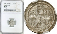 Medieval coins Poland
POLSKA / POLAND / POLEN / SCHLESIEN / GERMANY

BolesE�aw II E�miaE�y (1058-1080). Denar ksiD�E