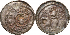Medieval coins Poland
POLSKA / POLAND / POLEN / SCHLESIEN / GERMANY

BolesE�aw II E�miaE�y (1058-1080). Denar ksiD�E
