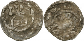 Medieval coins Poland
POLSKA / POLAND / POLEN / SCHLESIEN / GERMANY

KsiD�stwo Krakowskie. WE�adysE�aw E�okietek (1306) 1320-1333. Denar koronny b....