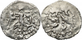 Medieval coins Poland
POLSKA / POLAND / POLEN / SCHLESIEN / GERMANY

WE�adysE�aw JagieE�E�o (1386-1434), Kwartnik ruski 

Aw.: OrzeE�Rw.: Lew w l...