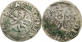Medieval coins Poland
POLSKA / POLAND / POLEN / SCHLESIEN / GERMANY

WE�adysE�aw JagieE�E�o (1386-1434). Kwartnik ruski, Lviv / Lemberg 

Aw: Orz...