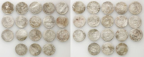 Medieval coins Poland
POLSKA / POLAND / POLEN / SCHLESIEN / GERMANY

Alexander JagielloE�czyk, Zygmunt I Stary Half Grosz, group 18 pieces 

W pr...
