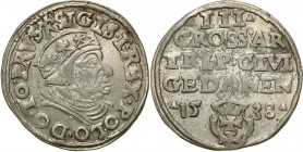 Sigismund I Old
POLSKA/ POLAND/ POLEN / POLOGNE / POLSKO

Zygmunt I Stary. Trojak - 3 grosze (Groschen), 1538 Gdansk / Danzig 

KoE�cC3wka napisu...
