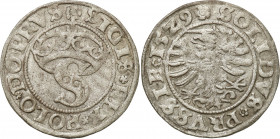 Sigismund I Old
POLSKA/ POLAND/ POLEN / POLOGNE / POLSKO

Zygmunt I Stary. Szelag (Schilling) 1529, ToruE� / Torun 

Wariant z koE�cC3wkami napis...