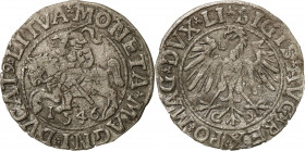 Sigismund II August
POLSKA/ POLAND/ POLEN/ LITHUANIA/ LITAUEN

Zygmunt II August. Half Grosz (Groschen) 1546, Wilno / Vilnius, 

KoE�cC3wki napis...