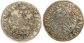 Sigismund II August
POLSKA/ POLAND/ POLEN/ LITHUANIA/ LITAUEN

Zygmunt II August. Half Grosz (Groschen) 1547, Wilno / Vilnius 

KoE�cC3wki napisC...