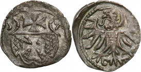 Sigismund II August
POLSKA/ POLAND/ POLEN/ LITHUANIA/ LITAUEN

Zygmunt II August. Denar 1557, Elblag / Elbing - VERY NICE 

Rzadsza moneta wybita...