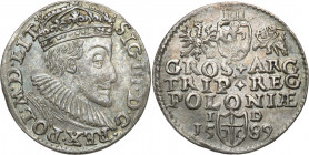COLLECTION of Polish 3 grosze
POLSKA/ POLAND/ POLEN/ LITHUANIA/ LITAUEN

Zygmunt III Waza. Trojak - 3 grosze (Groschen) 1589, Olkusz 

MaE�a gE�o...