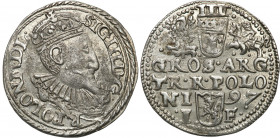 COLLECTION of Polish 3 grosze
POLSKA/ POLAND/ POLEN/ LITHUANIA/ LITAUEN

Zygmunt III Waza. Trojak - 3 grosze (Groschen) 1597, Olkusz 

Patyna, de...