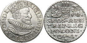 COLLECTION of Polish 3 grosze
POLSKA/ POLAND/ POLEN/ LITHUANIA/ LITAUEN

Zygmunt III Waza. Trojak - 3 grosze (Groschen) 1592, Malbork 

Odmiana z...