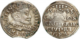 COLLECTION of Polish 3 grosze
POLSKA/ POLAND/ POLEN/ LITHUANIA/ LITAUEN

Zygmunt III Waza. Trojak - 3 grosze (Groschen) 1595, Ryga / Riga 

Waria...