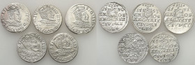 COLLECTION of Polish 3 grosze
POLSKA/ POLAND/ POLEN/ LITHUANIA/ LITAUEN

Zygmunt III Waza. Trojak - 3 grosze (Groschen) 1590-1594 Ryga / Riga, grou...