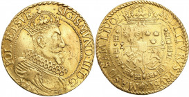 Sigismund III Vasa 
POLSKA/ POLAND/ POLEN/ LITHUANIA/ LITAUEN

Zygmunt III Waza Half portugal 5 Ducat (Dukaten) 1612 KrakC3w / Cracow ex. Frankiewi...