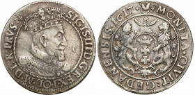 Sigismund III Vasa 
POLSKA/ POLAND/ POLEN/ LITHUANIA/ LITAUEN

Zygmunt III Waza Ort 18 groszy (Groschen) 1617, Gdansk / Danzig 

Ciemna patyna.Sh...