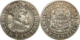 Sigismund III Vasa 
POLSKA/ POLAND/ POLEN/ LITHUANIA/ LITAUEN

Zygmunt III Waza Ort 18 groszy (Groschen) 1617, Gdansk / Danzig 

Patyna, czyszczo...