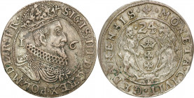 Sigismund III Vasa 
POLSKA/ POLAND/ POLEN/ LITHUANIA/ LITAUEN

Zygmunt III Waza. Ort 18 groszy (Groschen) 1624, Gdansk / Danzig - VERY NICE 

Odm...
