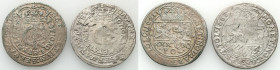John II Casimir 
POLSKA/ POLAND/ POLEN/ LITHUANIA/ LITAUEN

Jan II Kazimierz. Tymf (zE�otC3wka) 1663, 1665, Bydgoszcz, group 2 coins 

Zestaw zaw...
