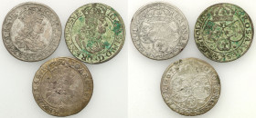 John II Casimir 
POLSKA/ POLAND/ POLEN/ LITHUANIA/ LITAUEN

Jan II Kazimierz. SzC3stak 1659, 1660, 1667 KrakC3w / Cracow, Bydgoszcz, group 3 coins ...