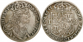John II Casimir 
POLSKA/ POLAND/ POLEN/ LITHUANIA/ LITAUEN

Jan Kazimierz Ort 18 groszy (Groschen) 1655 SCH-IT KrakC3w / Cracow 

Rzadszy typ pop...
