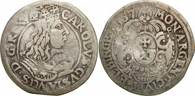 John II Casimir 
POLSKA/ POLAND/ POLEN/ LITHUANIA/ LITAUEN

Karol X Gustaw (1654-1660). Ort 18 groszy (Groschen) 1657, Elblag / Elbing 

Aw.: Pop...