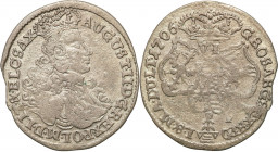 Augustus II the Strong 
POLSKA/ POLAND/ POLEN/ LITHUANIA/ LITAUEN

August II Mocny. Szostak - 6 groszy (Groschen) 1706 LP - Ludu PE�acz, Moskwa, RA...