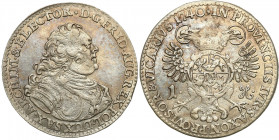 Augustus III the Sas 
POLSKA/ POLAND/ POLEN/ LITHUANIA/ LITAUEN

August III Sas. Grosz (Groschen) 1740 wikariat, Dresden 

ZE�otawa patyna, delik...