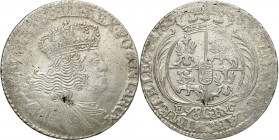 Augustus III the Sas 
POLSKA/ POLAND/ POLEN/ LITHUANIA/ LITAUEN

August III Sas. 8 groszy (2 zlote) 1753 EC, Lipsk 

Wariant z literami E-C pod t...
