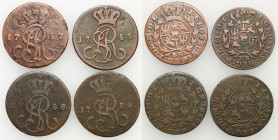 Stanislaus Augustus Poniatowski 
POLSKA/ POLAND/ POLEN/ LITHUANIA/ LITAUEN

StanisE�aw August Poniatowski. Grosz (Groschen) 1783-1788, group 4 coin...