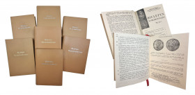 Numismatic literature
POLSKA / POLAND / POLEN / POLOGNE / POLSKO

Numismatic Bulletin - a set of 7 bound volumes from 1975-1980 

Elegancko opraw...