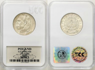 Poland II Republic
POLSKA / POLAND / POLEN / POLOGNE / POLSKO

II RP. 5 zlotych 1934 PiE�sudski b� rare date 

PiD�knie zachowana moneta z poE�ys...
