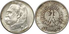 Poland II Republic
POLSKA / POLAND / POLEN / POLOGNE / POLSKO

II RP. 5 zlotych 1934 PiE�sudski - VERY NICE 

PiD�knie zachowana moneta z nienaru...