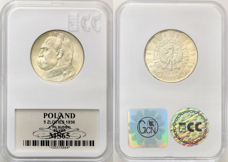 Poland II Republic
POLSKA / POLAND / POLEN / POLOGNE / POLSKO

II RP. 5 zloty...