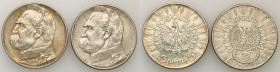 Poland II Republic
POLSKA / POLAND / POLEN / POLOGNE / POLSKO

II RP. 5 zlotych 1934 PiE�sudski Strzelecki, 1934 PiE�sudski, group 2 coins 

Rzad...