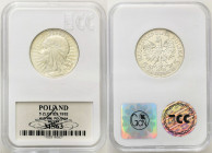Poland II Republic
POLSKA / POLAND / POLEN / POLOGNE / POLSKO

II RP. 5 zlotych 1932 Womens Head bez znaku 

Przetarcie tE�a, sporo poE�ysku.Egze...