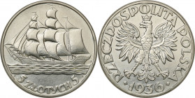 Poland II Republic
POLSKA / POLAND / POLEN / POLOGNE / POLSKO

II RP. 5 zlotych 1936 E