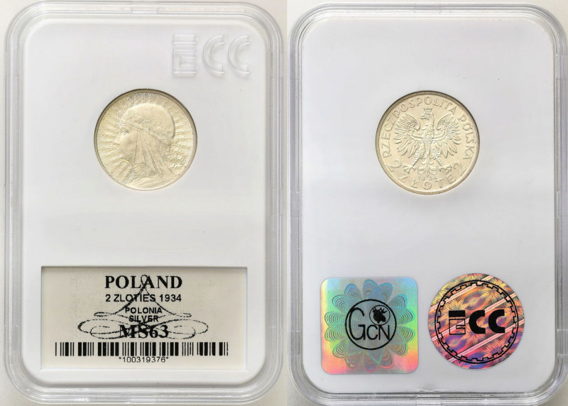 Poland II Republic
POLSKA / POLAND / POLEN / POLOGNE / POLSKO

II RP. 2 zlote...