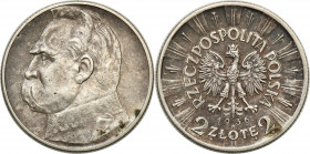 Poland II Republic
POLSKA / POLAND / POLEN / POLOGNE / POLSKO

II RP. 2 zlote 1936 PiE�sudski - RARE date 

Jedna z najrzadszych monet obiegowych...