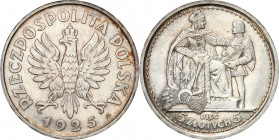 Probe coins of the Second Polish Republic
POLSKA / POLAND / POLEN / II RP / PROBA / PATTERN

II RP. PROBA / PATTERN SILVER 5 zlotych 1925 Konstytuc...