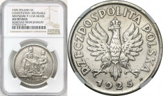 Probe coins of the Second Polish Republic
POLSKA / POLAND / POLEN / II RP / PROBA / PATTERN

II RP. PROBA / PATTERN SILVER, 5 zlotych 1925, Konstyt...