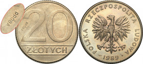 Probe coins Polish People Republic (PRL) and Poland
POLSKA / POLAND / POLEN / PATTERN / PROBE / PROBA

PRL PROBA / PATTERN miedzioNickiel 20 zlotyc...