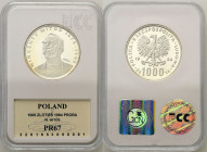 Probe coins Polish People Republic (PRL) and Poland
POLSKA / POLAND / POLEN / PATTERN / PROBE / PROBA

PRL PROBA / PATTERN SILVER 1000 zlotych 1984...