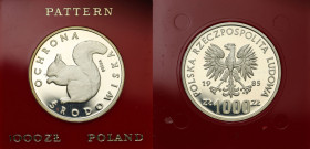 Probe coins Polish People Republic (PRL) and Poland
POLSKA / POLAND / POLEN / PATTERN / PROBE / PROBA

PRL. PROBA / PATTERN SILVER 1000 zlotych 198...